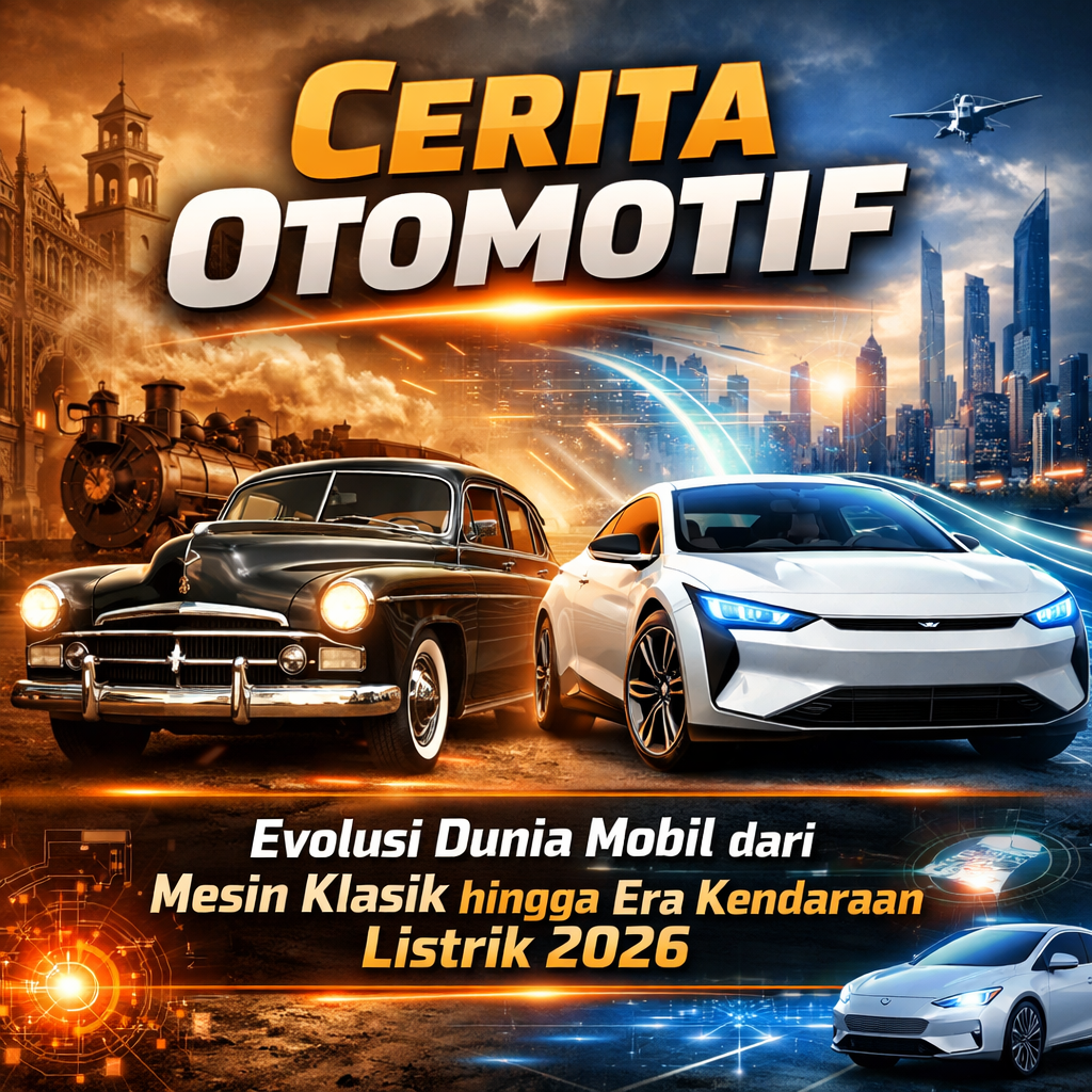 Cerita Otomotif: Evolusi Dunia Mobil dari Mesin Klasik hingga Era Kendaraan Listrik 2026